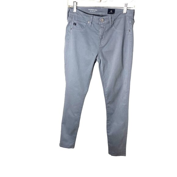 THE LEGGING ANKLE Adriano Goldschmied Pant Womens Light Blue Size 27R - Picture 3 of 5